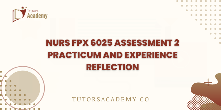 NURS FPX 6025 Assessment 2 Practicum and Experience Reflection