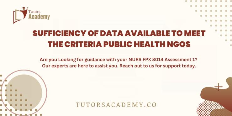 NURS FPX 8014 Assessment 1