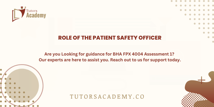 BHA FPX 4004 Assessment 1