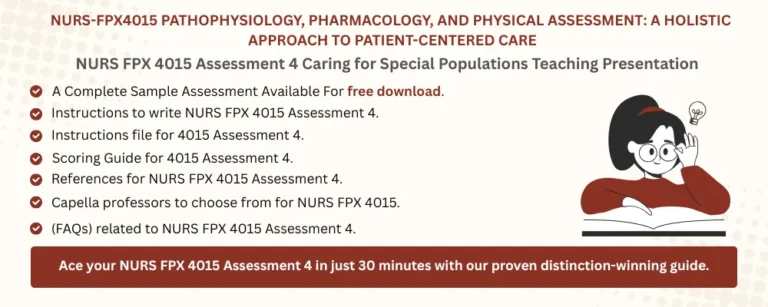 NURS FPX 4015 Assessment 4 Caring for Special Populations Teaching Presentation