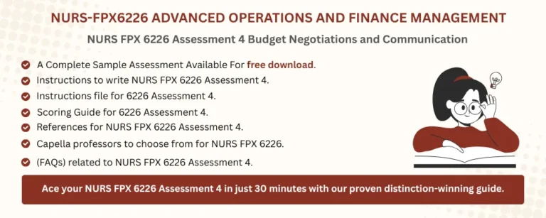 NURS FPX 6226 Assessment 4 Budget Negotiations and Communication