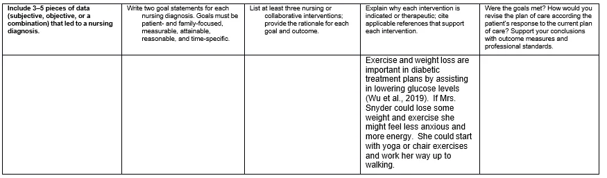 NURS FPX 6610 Assessment 2 Patient Care Plan