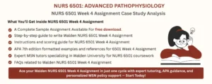 NURS 6501 Week 4 Assignment Case Study Analysis