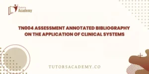 TN004 Assessment Annotated Bibliography on the Application of Clinical Systems