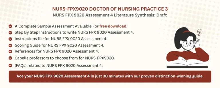 NURS FPX 9020 Assessment 4 Literature Synthesis: Draft