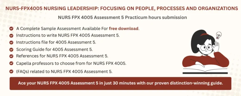 NURS FPX 4005 Assessment 5 Practicum hours submission