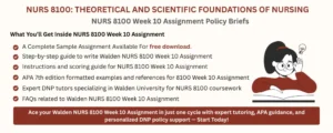 NURS 8100 Week 10 Assignment Policy Briefs