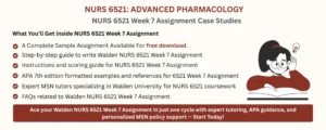 NURS 6521 Week 7 Assignment