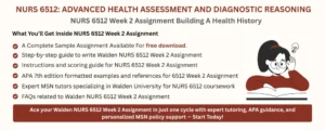 NURS 6512 Week 2 Assignment Building A Health History