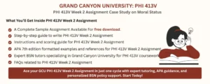 PHI 413V Week 2 Assignment Case Study on Moral Status