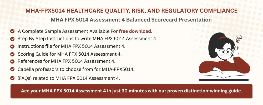 MHA FPX 5014 Assessment 4 Balanced Scorecard Presentation