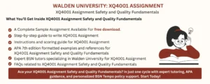 XQ4001 Assignment Safety and Quality Fundamentals