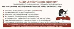 XC4002 Assignment Data Analysis and Evidence to Plan Practice Change