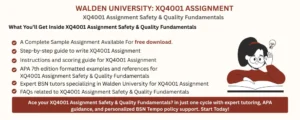 XQ4001 Assignment Safety & Quality Fundamentals